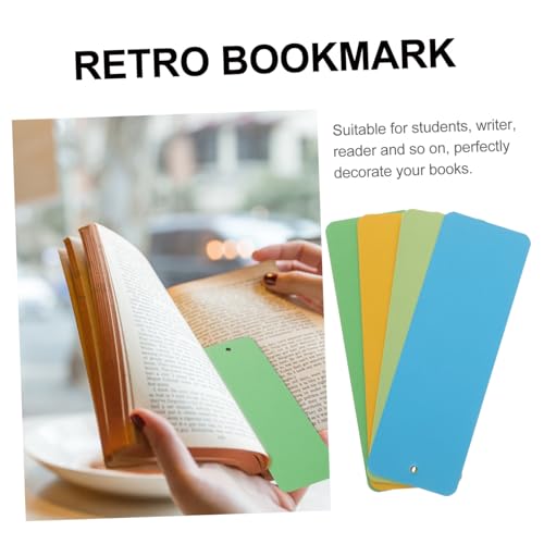 WOONEKY 100 Stück Retro Kraftpapier Lesezeichen Blanko Handgemalt Originell Leere Buchzeichen Zufällige Farben Für Studenten Schriftsteller Leser Dekoration Zufällige Farbe WOONEKY 100 Stück Retro Kraftpapier Lesezeichen Blanko Handgemalt Originell Leere Buchzeichen Zufällige Farben Für Studenten Schriftsteller Leser Dekoration Zufällige Farbe von WOONEKY
