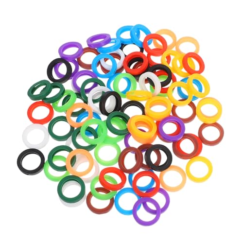 WOONEKY 100 Stück Teiliges Silikon Schlüsselkappen Bunte Elastische Schlüsselcover Ölabweisend Waschbar Vielseitig für Schlüsselorganisation Zuhause Büro Reise WOONEKY 100 Stück Teiliges Silikon Schlüsselkappen Bunte Elastische Schlüsselcover Ölabweisend Waschbar Vielseitig für Schlüsselorganisation Zuhause Büro Reise von WOONEKY