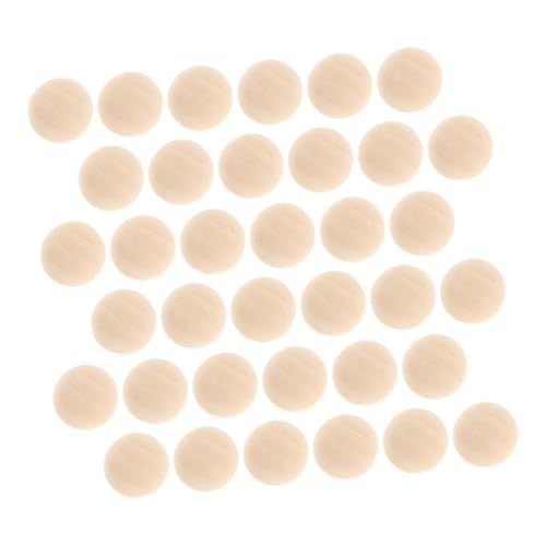 WOONEKY 100 Stück Unlackierte Halbkugel Holzperlen für Diy Bastelprojekte Holz Kugeln zum Schmuckmachen und Dekorieren für Kunsthandwerk und Malerei WOONEKY 100 Stück Unlackierte Halbkugel Holzperlen für Diy Bastelprojekte Holz Kugeln zum Schmuckmachen und Dekorieren für Kunsthandwerk und Malerei von WOONEKY