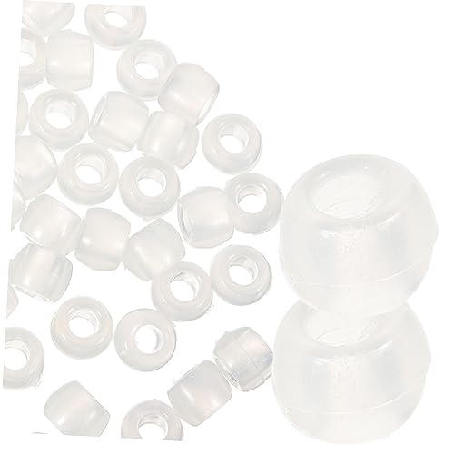 WOONEKY 1000Er-Packung Teiliges Uv Perlen Uv Reactive Plastikperlen Farbwechselnde Klare Perlen zum Auffädeln für Schmuckherstellung Leuchtend im Sonnenlicht für DIY Armbänder und von WOONEKY