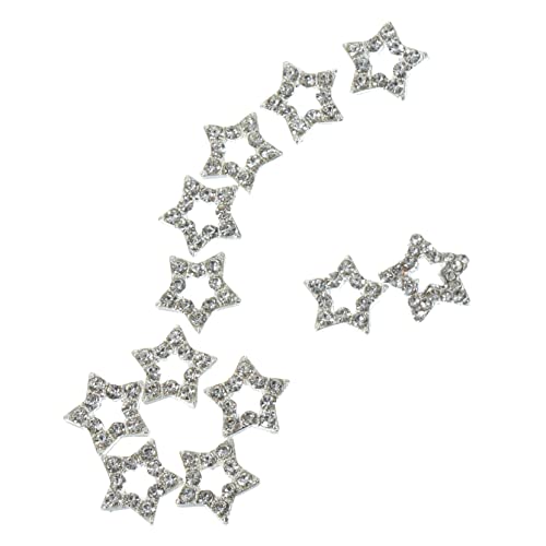WOONEKY 12 Stck. Stern Charms für Nagelkunst Dekorative Charms mit Glänzende Sterne für DIY Nageldesign für Verschiedene Anlässe und Nail Art WOONEKY 12 Stck. Stern Charms für Nagelkunst Dekorative Charms mit Glänzende Sterne für DIY Nageldesign für Verschiedene Anlässe und Nail Art von WOONEKY