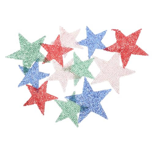 WOONEKY 12 Stück Candyfarbene Strass Sterne Aufbügel Patches Resin Applikationen zum Aufbügeln Glitzernde DIY Dekoration für Kleidung Schuhe Taschen Einfache Anwendung WOONEKY 12 Stück Candyfarbene Strass Sterne Aufbügel Patches Resin Applikationen zum Aufbügeln Glitzernde DIY Dekoration für Kleidung Schuhe Taschen Einfache Anwendung von WOONEKY