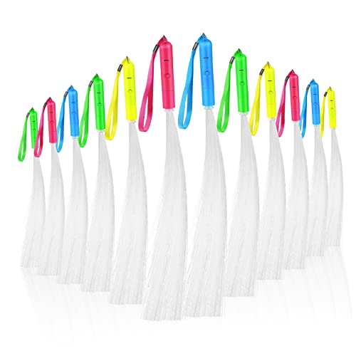 WOONEKY 12 Stück Fiber Optic Leuchtstäbe Farbwechselnde LED Sticks für Partys Hochzeiten und Konzerte mit Strapazierfähigem Griff und Leichtem Design WOONEKY 12 Stück Fiber Optic Leuchtstäbe Farbwechselnde LED Sticks für Partys Hochzeiten und Konzerte mit Strapazierfähigem Griff und Leichtem Design von WOONEKY