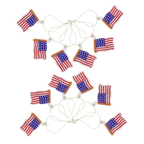 WOONEKY 12 Stück Patriotische Dekoration für DIY Schmuck Armbänder Ohrringe und Partys Wiederverwendbare Fadebeständige Ornamente für Unabhängigkeitstag WOONEKY 12 Stück Patriotische Dekoration für DIY Schmuck Armbänder Ohrringe und Partys Wiederverwendbare Fadebeständige Ornamente für Unabhängigkeitstag von WOONEKY