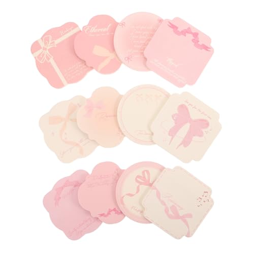 WOONEKY 12 Stück Selbstklebende Memo Pads mit Verspieltem Schleifendekor Wiederverwendbare Haftende Notizzettel ohne Rückstände für Schule Büro Organisation und Kreative Notizen WOONEKY 12 Stück Selbstklebende Memo Pads mit Verspieltem Schleifendekor Wiederverwendbare Haftende Notizzettel ohne Rückstände für Schule Büro Organisation und Kreative Notizen von WOONEKY