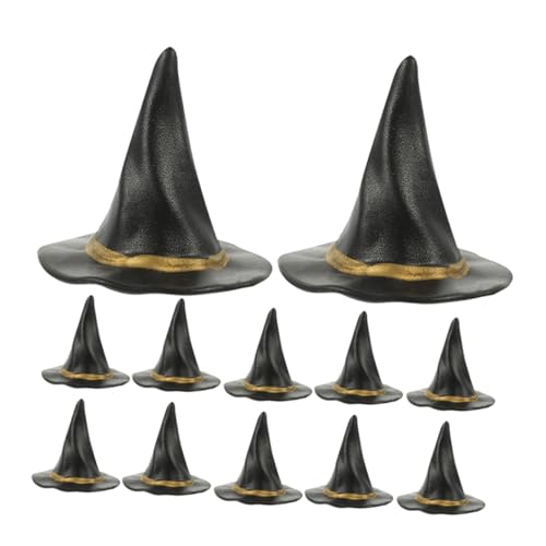 WOONEKY 12 Stück Teiliges Mini Hexenhüte Halloween Party Deko Kleine Hexenhut Miniatur für DIY Puppen Flaschen Basteln Festliche Halloween Gastgeschenke WOONEKY 12 Stück Teiliges Mini Hexenhüte Halloween Party Deko Kleine Hexenhut Miniatur für DIY Puppen Flaschen Basteln Festliche Halloween Gastgeschenke von WOONEKY