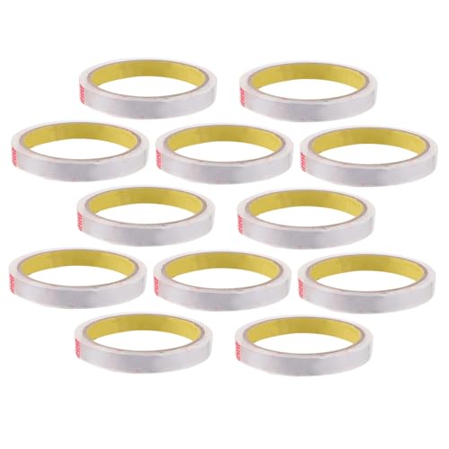 WOONEKY 12 Stück Teiliges Transparentes Verpackungsband Robustes Packband für Supermarkt und Haushalt Vielseitiges Klebeband zum Verschließen und Bündeln von Verpackungen Praktische Tapes WOONEKY 12 Stück Teiliges Transparentes Verpackungsband Robustes Packband für Supermarkt und Haushalt Vielseitiges Klebeband zum Verschließen und Bündeln von Verpackungen Praktische Tapes von WOONEKY