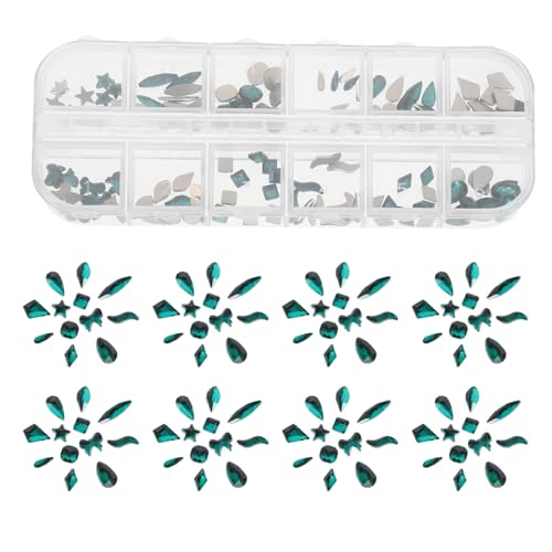 WOONEKY 120 Stück Nagel Rhinestones Fächer Flachrückige Schmucksteine für Kreative Nagelkunst Vielseitige Formen und Glitzer Designs für Diy Nageldekoration WOONEKY 120 Stück Nagel Rhinestones Fächer Flachrückige Schmucksteine für Kreative Nagelkunst Vielseitige Formen und Glitzer Designs für Diy Nageldekoration von WOONEKY