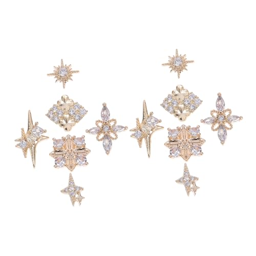 WOONEKY 12Stücke Nagelkunst Charms Nagel Dekoration mit Strasssteinen für Kreative Nail Art Geeignet für DIY und Professionelle Maniküre Stilvolles Nagel Zubehör für WOONEKY 12Stücke Nagelkunst Charms Nagel Dekoration mit Strasssteinen für Kreative Nail Art Geeignet für DIY und Professionelle Maniküre Stilvolles Nagel Zubehör für von WOONEKY