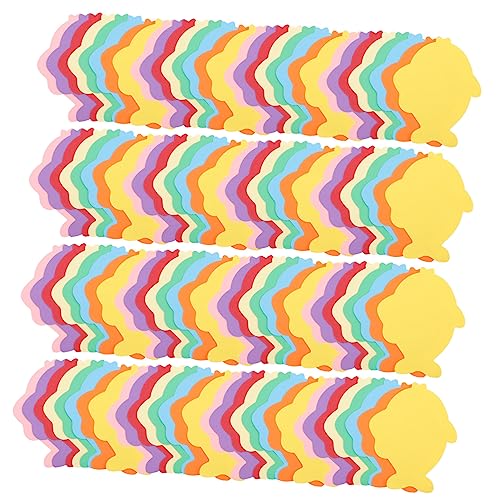 WOONEKY 140 Stück Teiliges Buntes Fisch Papier Dekorationsset für DIY Bastelprojekte Sicherer und Langlebiger Bastelpapier Spaß für Klassenzimmer Partys Kindergarten und Kreative von WOONEKY