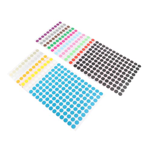 WOONEKY 16 Blatt Bunte Klebepunkte Rund Selbstklebend Vielseitige Markierungsetiketten für Geschenkverpackungen Büro Schule Halloween Farben Rückstandsfrei Entfernbar WOONEKY 16 Blatt Bunte Klebepunkte Rund Selbstklebend Vielseitige Markierungsetiketten für Geschenkverpackungen Büro Schule Halloween Farben Rückstandsfrei Entfernbar von WOONEKY