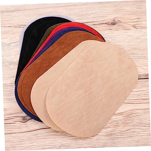 WOONEKY 16 Stück Patch Ellbogenflecken für Kleidung Stickereiflecken Flicken für Bekleidung lila Ellbogenflecken groß aufnähen Blau Ärmel Kleidungsflecken für Löcher Flicken für Kleidung von WOONEKY
