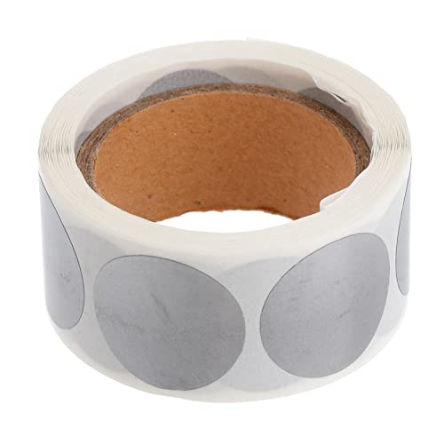 WOONEKY 1Rolle Runde Aufkleber Selbstklebende Etiketten für Dekoration Heimwerken und Basteln Praktische Silberne Sticker für Geschenkverpackungen und Kreative Projekte WOONEKY 1Rolle Runde Aufkleber Selbstklebende Etiketten für Dekoration Heimwerken und Basteln Praktische Silberne Sticker für Geschenkverpackungen und Kreative Projekte von WOONEKY