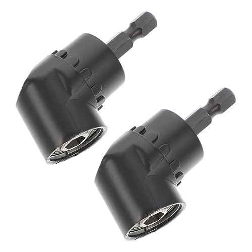 WOONEKY 2 Stück Bithalter Adapter für Elektrische Schraubendreher Flexibles Zubehör für Schwer Zugängliche Stellen Kompatibel mit Allen Elektrowerkzeugen von WOONEKY