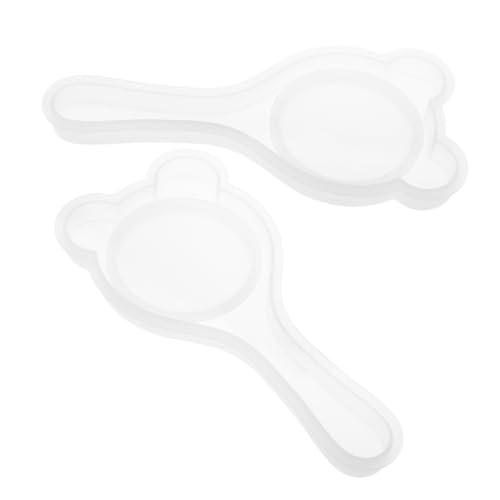 WOONEKY 2 Stück Silikonformen für Diy Kämme mit Bärenohren Wiederverwendbare Gießformen für Epoxidharz Projekte und Bastelarbeiten für Kreative Haargestaltung WOONEKY 2 Stück Silikonformen für Diy Kämme mit Bärenohren Wiederverwendbare Gießformen für Epoxidharz Projekte und Bastelarbeiten für Kreative Haargestaltung von WOONEKY