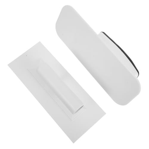 WOONEKY 2 Stück Teiliges Wandglättspachtel Ergonomischer Kunststoff Spachtel mit Flacher Gleichmäßige Verteilung für Blasenfreie Wandbeschichtungen für DIY Renovierungen und Künstlerische WOONEKY 2 Stück Teiliges Wandglättspachtel Ergonomischer Kunststoff Spachtel mit Flacher Gleichmäßige Verteilung für Blasenfreie Wandbeschichtungen für DIY Renovierungen und Künstlerische von WOONEKY