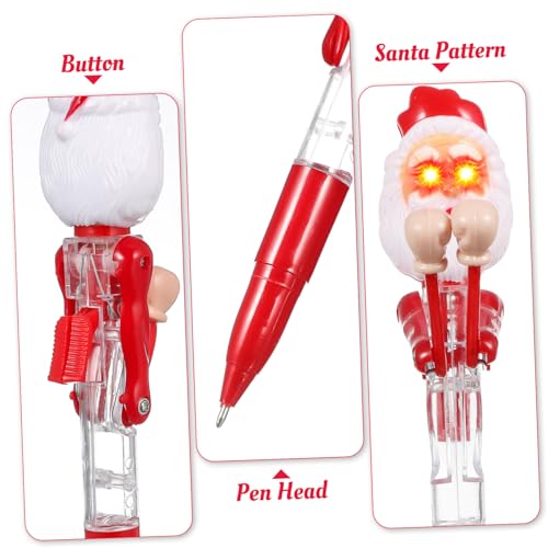 WOONEKY 2 Stück Weihnachtliche Kugelschreiber mit Santa Claus Design Glattes Langlebiger Kunststoff für Schüler und Weihnachtsgeschenke Dekoration und Schreibwaren WOONEKY 2 Stück Weihnachtliche Kugelschreiber mit Santa Claus Design Glattes Langlebiger Kunststoff für Schüler und Weihnachtsgeschenke Dekoration und Schreibwaren von WOONEKY