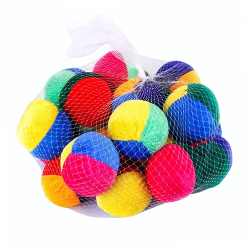 WOONEKY 20 Stück Buntes Sandbeutelspielzeug Jonglierbälle Jongliertasche aus Stoff Jonglierball für Jonglierball jonglieren mit Sitzsäcken Zufällige Farbe WOONEKY 20 Stück Buntes Sandbeutelspielzeug Jonglierbälle Jongliertasche aus Stoff Jonglierball für Jonglierball jonglieren mit Sitzsäcken Zufällige Farbe von WOONEKY