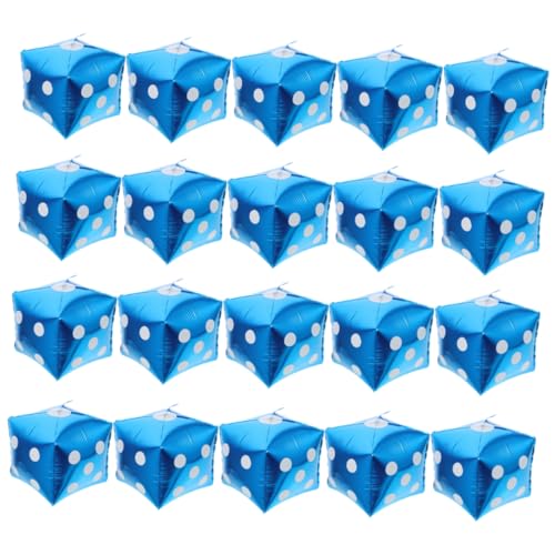 WOONEKY 20 Stück Glänzende Aluminium Folien Dekorationen für Herren Geburtstagsfeiern Gaming Nächte und Themenpartys Wiederverwendbar und Vielseitig von WOONEKY