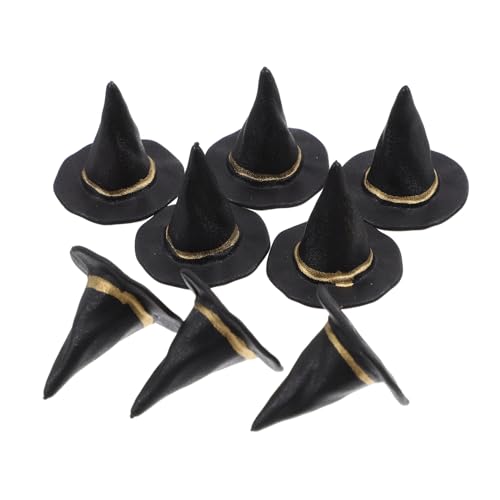 WOONEKY 20 Stück Hexenhüte für Halloween Deko Kleine Hexenhüte für Puppen Flaschenverschlüsse Kreative Bastelideen und Festliche Feiern für DIY Projekte und WOONEKY 20 Stück Hexenhüte für Halloween Deko Kleine Hexenhüte für Puppen Flaschenverschlüsse Kreative Bastelideen und Festliche Feiern für DIY Projekte und von WOONEKY