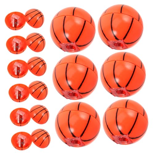 WOONEKY 20 Stück Kreativer Basketballförmiger Bleistiftanspitzer für Schüler Einloch Rundball Anspitzer Schnelles Anspitzen Lustiges Schulzubehör WOONEKY 20 Stück Kreativer Basketballförmiger Bleistiftanspitzer für Schüler Einloch Rundball Anspitzer Schnelles Anspitzen Lustiges Schulzubehör von WOONEKY