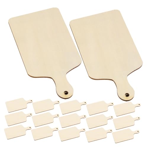 WOONEKY 20 Stück Mini Holzschneidebretter Unbehandelte Bastelplatten für Diy Projekte für Bildungsaktivitäten und Familienbasteln Langlebigem Holz Gefertigt WOONEKY 20 Stück Mini Holzschneidebretter Unbehandelte Bastelplatten für Diy Projekte für Bildungsaktivitäten und Familienbasteln Langlebigem Holz Gefertigt von WOONEKY