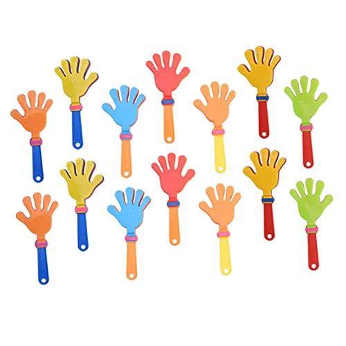 WOONEKY 20 Stück Teiliges Kleine Bunte Plastik Handklatschen Lärm für Party Mitgebsel und Unterhaltung bei Geburtstagsfeiern und Festen Zufällige Farbe WOONEKY 20 Stück Teiliges Kleine Bunte Plastik Handklatschen Lärm für Party Mitgebsel und Unterhaltung bei Geburtstagsfeiern und Festen Zufällige Farbe von WOONEKY