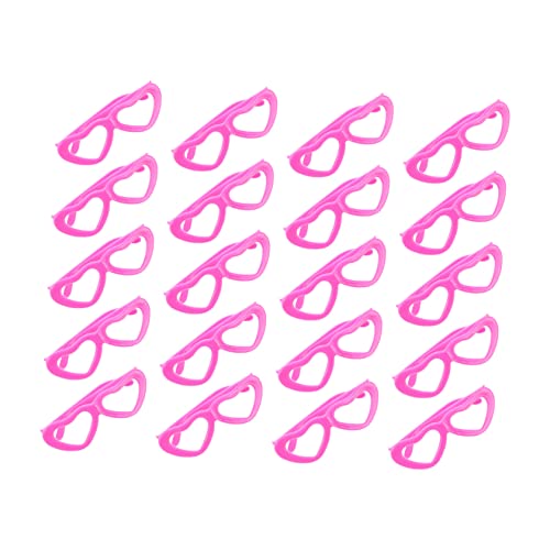 WOONEKY 20 Stück Teiliges Mini Puppenbrillen aus Niedliche Rosa Mini Brillen Deko für Puppen Leicht Modisches Puppenzubehör für Spielsets und Geschenkideen WOONEKY 20 Stück Teiliges Mini Puppenbrillen aus Niedliche Rosa Mini Brillen Deko für Puppen Leicht Modisches Puppenzubehör für Spielsets und Geschenkideen von WOONEKY