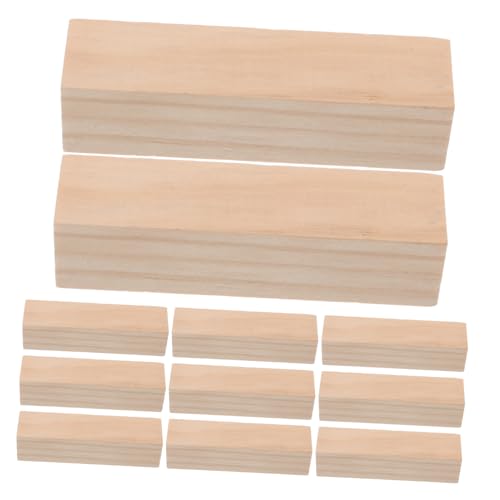 WOONEKY 20 Stück Teiliges Unbehandelte Holzklötze für Schnitzen und Basteln Weiche Holzblöcke für Anfänger Vielseitig für DIY Projekte Kreative Holzstücke für Heimdekoration WOONEKY 20 Stück Teiliges Unbehandelte Holzklötze für Schnitzen und Basteln Weiche Holzblöcke für Anfänger Vielseitig für DIY Projekte Kreative Holzstücke für Heimdekoration von WOONEKY