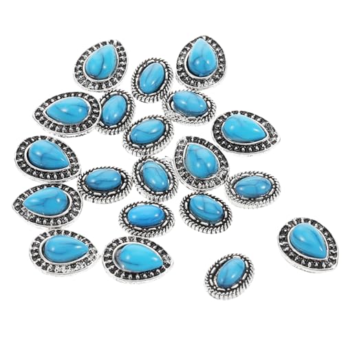 WOONEKY 20 Stück Teiliges Vintage Nagelcharms Retro Nageldekorationen für Diy Maniküre Einfache Anwendung für Nail Art Klassisches Design für von WOONEKY