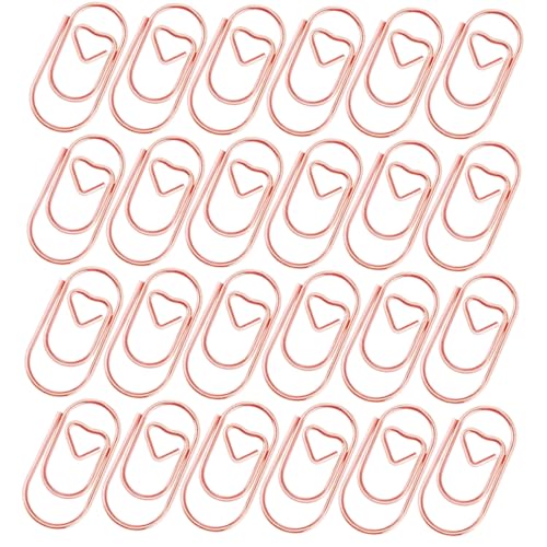 WOONEKY 200 Stück Herzförmige Kleine Metall Büroklammern Kreative Paper Clips aus Carbonstahl Langlebig und Leicht für Büro Schule Lesezeichen und Dokumentenorganisation WOONEKY 200 Stück Herzförmige Kleine Metall Büroklammern Kreative Paper Clips aus Carbonstahl Langlebig und Leicht für Büro Schule Lesezeichen und Dokumentenorganisation von WOONEKY
