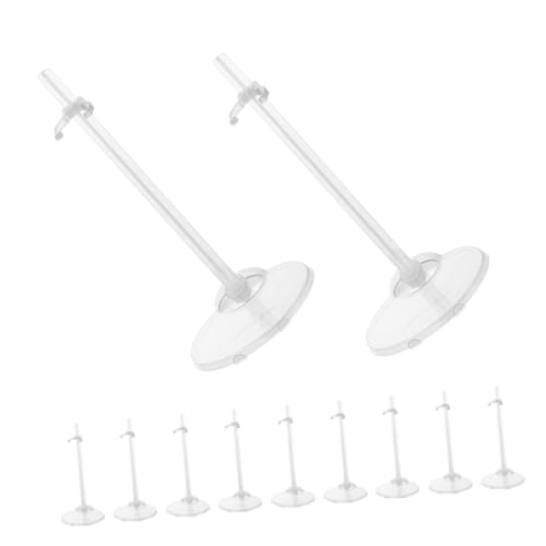 WOONEKY 24 Stück Kunststoff Puppenständer Vielseitige Miniatur Puppenhalter für Verschiedene Puppengrößen Elegantes Design Robust für Actionfiguren und Sammlerstücke WOONEKY 24 Stück Kunststoff Puppenständer Vielseitige Miniatur Puppenhalter für Verschiedene Puppengrößen Elegantes Design Robust für Actionfiguren und Sammlerstücke von WOONEKY