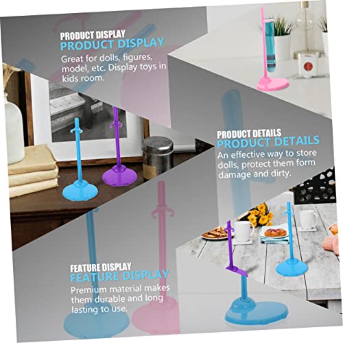 WOONEKY 24 Stück Teiliges Puppenständer Stabile Halterungen für Kleine Figuren Bunte Doll Support Clips Blau und rutschfeste Displayständer für Puppen und Actionfiguren für Regal und WOONEKY 24 Stück Teiliges Puppenständer Stabile Halterungen für Kleine Figuren Bunte Doll Support Clips Blau und rutschfeste Displayständer für Puppen und Actionfiguren für Regal und von WOONEKY