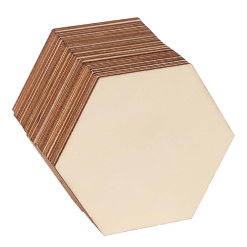 WOONEKY 25 Stück Sechseckige Holzscheiben Namensetiketten aus Umweltfreundlichem Holz DIY Holzanhänger für Hochzeitsdeko Personalisierbare Geschenkanhänger und Bastelprojekte WOONEKY 25 Stück Sechseckige Holzscheiben Namensetiketten aus Umweltfreundlichem Holz DIY Holzanhänger für Hochzeitsdeko Personalisierbare Geschenkanhänger und Bastelprojekte von WOONEKY