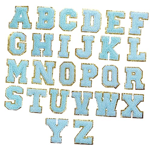 WOONEKY 26 Stück Teiliges Set Gestickte Buchstaben Patches Multifunktionale Kleidung Flicken zum Aufnähen oder Aufbügeln Dekorative Applikationen für Jacken Taschen Hüte und DIY Textilien WOONEKY 26 Stück Teiliges Set Gestickte Buchstaben Patches Multifunktionale Kleidung Flicken zum Aufnähen oder Aufbügeln Dekorative Applikationen für Jacken Taschen Hüte und DIY Textilien von WOONEKY