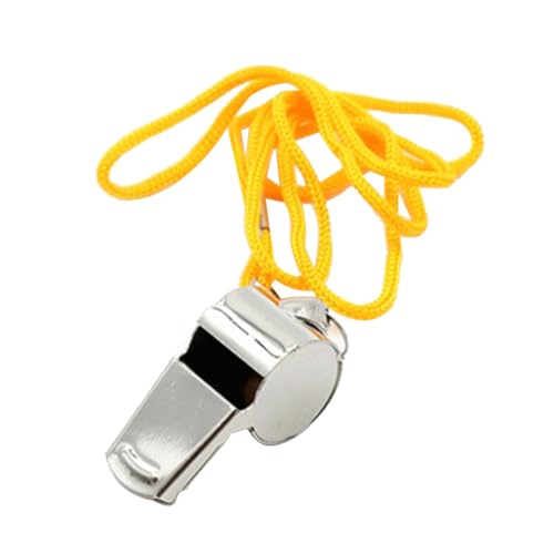 WOONEKY 3 STÜCKE Edelstahl Pfeife mit Lanyard Laute Überlebenspfeife für Training Sport Schule Notfälle Schiedsrichter Camping Outdoor Leicht Tragbar Robust Einsetzbar WOONEKY 3 STÜCKE Edelstahl Pfeife mit Lanyard Laute Überlebenspfeife für Training Sport Schule Notfälle Schiedsrichter Camping Outdoor Leicht Tragbar Robust Einsetzbar von WOONEKY