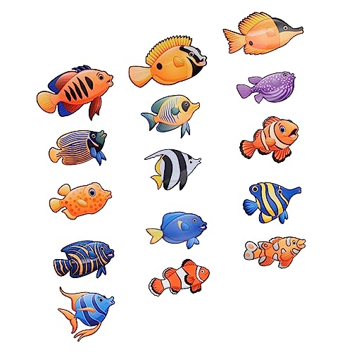 WOONEKY 3 Sätze Teiliges Bunte Doppelseitige Tropische Fischpapier Ausschnitte Kreative Klassenzimmer Dekoration für Vielseitige Papier Cutouts für Pinnwand und Partyaccessoires WOONEKY 3 Sätze Teiliges Bunte Doppelseitige Tropische Fischpapier Ausschnitte Kreative Klassenzimmer Dekoration für Vielseitige Papier Cutouts für Pinnwand und Partyaccessoires von WOONEKY