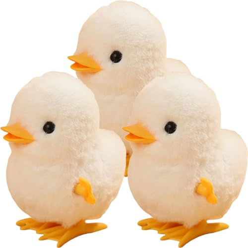 WOONEKY 3 Stück Aufziehspielzeug Springende Enten Lustiges Kinderspielzeug Party Mitgebsel Geschenk für Jungen Mädchen Geburtstag von WOONEKY