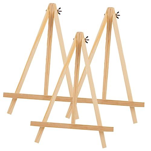 WOONEKY 3 Stück Holz Staffeleien Tisch Staffelei Kunst Display für Malerei und Bastelarbeiten für Künstler Erwachsene und Schüler WOONEKY 3 Stück Holz Staffeleien Tisch Staffelei Kunst Display für Malerei und Bastelarbeiten für Künstler Erwachsene und Schüler von WOONEKY