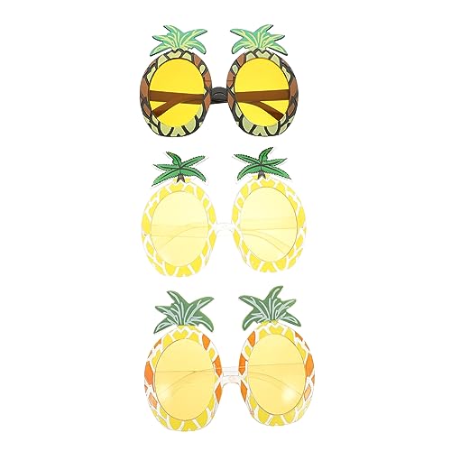 WOONEKY 3 Stück Sonnenbrillen im Ananas Design Lustige Partybrille für Fotoshootings und Kostüme für Outdoor Aktivitäten und Kinderfeiern WOONEKY 3 Stück Sonnenbrillen im Ananas Design Lustige Partybrille für Fotoshootings und Kostüme für Outdoor Aktivitäten und Kinderfeiern von WOONEKY