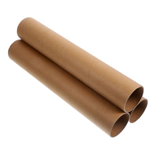 WOONEKY 3 Stück Teiliges Braune Papierrollen DIY Bastelpapier Kartonröhre zum Malen Schneiden Kleben für Schule Kreative Handarbeit WOONEKY 3 Stück Teiliges Braune Papierrollen DIY Bastelpapier Kartonröhre zum Malen Schneiden Kleben für Schule Kreative Handarbeit von WOONEKY