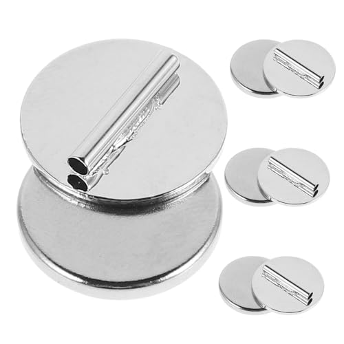 WOONEKY 3 Stück Teiliges Magnetische Broschenhalter aus Robustem Metall Mini Ansteckverschluss ohne Nadeldurchstoß Praktische und Langlebige Magnetbroschen Klammer für Kleidungsschutz WOONEKY 3 Stück Teiliges Magnetische Broschenhalter aus Robustem Metall Mini Ansteckverschluss ohne Nadeldurchstoß Praktische und Langlebige Magnetbroschen Klammer für Kleidungsschutz von WOONEKY