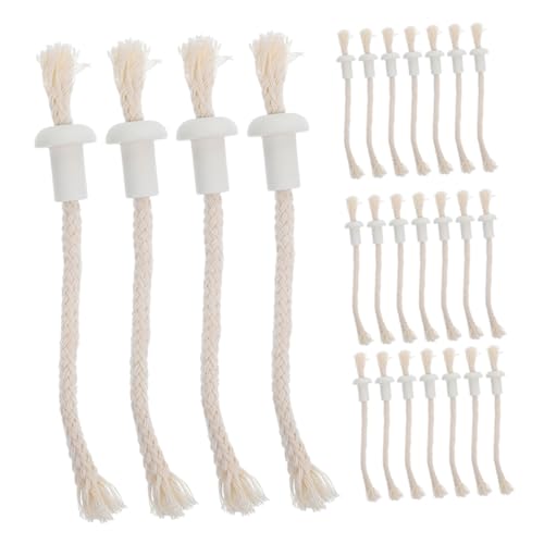 WOONEKY 30 Sätze Baumwollöl -lampenkabel DIY -baumwolldocht Für Laternen Lampendocht Aus Baumwollöl Geflochtene Runde Baumwolldochte Runde Geflochtene Dochträgerhalter Baumwolle WOONEKY 30 Sätze Baumwollöl -lampenkabel DIY -baumwolldocht Für Laternen Lampendocht Aus Baumwollöl Geflochtene Runde Baumwolldochte Runde Geflochtene Dochträgerhalter Baumwolle von WOONEKY