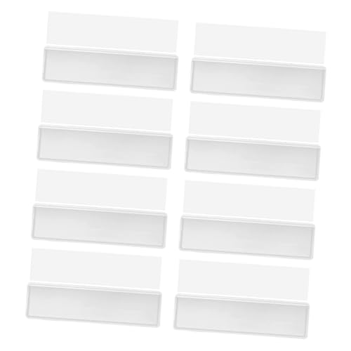 WOONEKY 30 Satz Teiliges Selbstklebende Transparente PVC Etikettenhalter Langlebig mit Einsteckfach für Lager Büro Regalorganisation Einfache Beschriftung und Sichtbarkeit WOONEKY 30 Satz Teiliges Selbstklebende Transparente PVC Etikettenhalter Langlebig mit Einsteckfach für Lager Büro Regalorganisation Einfache Beschriftung und Sichtbarkeit von WOONEKY