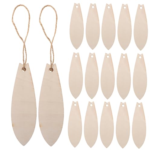 WOONEKY 30 Stück Teiliges Holz Surfbrett Unbemalt Robuste Rechteckige Holzplatten für DIY Kinderbasteln Kreative Strandparty Deko Surfboard Anhänger zum Bemalen und Gestalten WOONEKY 30 Stück Teiliges Holz Surfbrett Unbemalt Robuste Rechteckige Holzplatten für DIY Kinderbasteln Kreative Strandparty Deko Surfboard Anhänger zum Bemalen und Gestalten von WOONEKY
