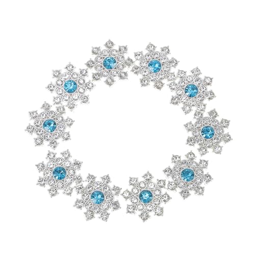 WOONEKY 30 Stück Teiliges Strass Schneeflocken Dekorative Knöpfe mit Flacher Rückseite Hochzeit Kleid Applikationen DIY Schmuck Brautstrauß und Handwerksverzierung WOONEKY 30 Stück Teiliges Strass Schneeflocken Dekorative Knöpfe mit Flacher Rückseite Hochzeit Kleid Applikationen DIY Schmuck Brautstrauß und Handwerksverzierung von WOONEKY