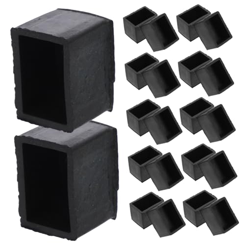 WOONEKY 30 Stück rutschfeste Füße, Tischbeinabdeckung, Gummi Beinschoner, Möbelbein Bodenschoner, Beinpolster Für Stühle, Stuhlbein Bodenschoner, Tischbeinschoner, Möbelfußabdeckungen von WOONEKY