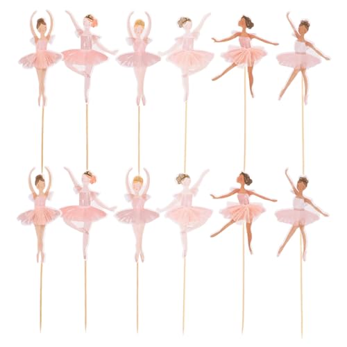 WOONEKY 36 Stück Teiliges Ballerina Cake Topper Zarte Rosa Tanzmädchen Tortendeko für Shower Geburtstag Hochzeit Vielseitige Party Cupcake Picks für Mädchen und Themenfeiern WOONEKY 36 Stück Teiliges Ballerina Cake Topper Zarte Rosa Tanzmädchen Tortendeko für Shower Geburtstag Hochzeit Vielseitige Party Cupcake Picks für Mädchen und Themenfeiern von WOONEKY