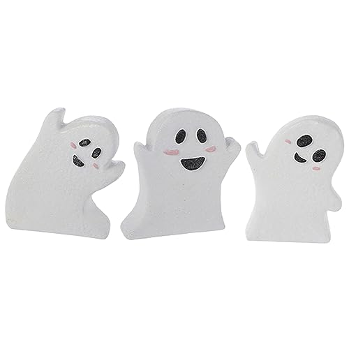 WOONEKY 3pcs Halloween Geist Tisch Dekorationen Zeichen Spooky Halloween Dacoratin Für Esstisch von WOONEKY