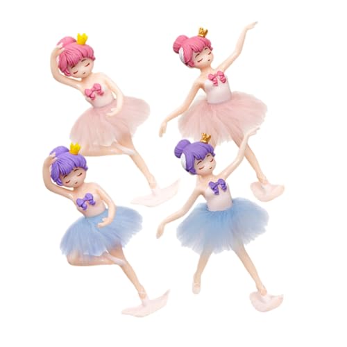 WOONEKY 4 Stück Ballerina Mädchen, Geburtstags Backdekor, Dessert Ornament, Heim Desktop Ornament, Mädchen Figur, Tanzsaal Figuren, Auto Schmuck, Kuchen, Dekoratives Accessoire, WOONEKY 4 Stück Ballerina Mädchen, Geburtstags Backdekor, Dessert Ornament, Heim Desktop Ornament, Mädchen Figur, Tanzsaal Figuren, Auto Schmuck, Kuchen, Dekoratives Accessoire, von WOONEKY